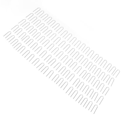 100PCS High Temperature Nichrome Jump Ring Mini U Hanger Hooks for Ceramic Ornament Jewelry Necklace Making