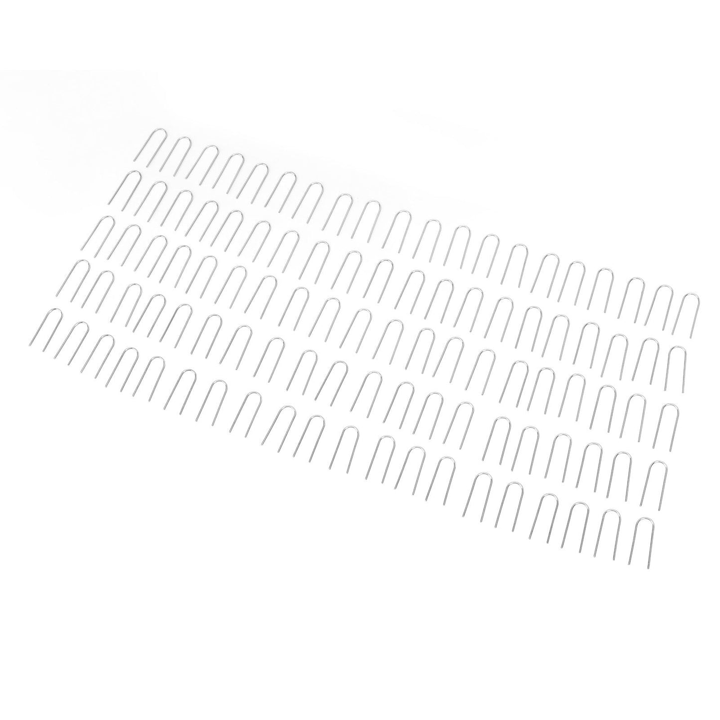 100PCS High Temperature Nichrome Jump Ring Mini U Hanger Hooks for Ceramic Ornament Jewelry Necklace Making