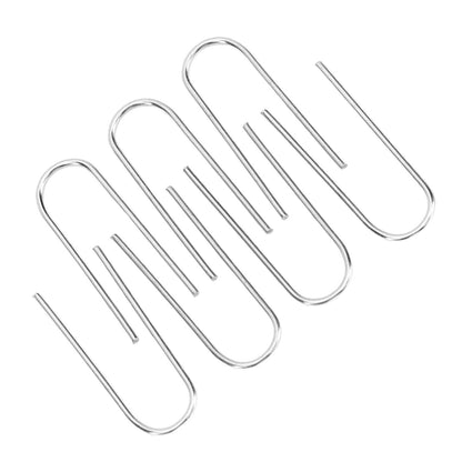 100PCS High Temperature Nichrome Jump Ring Mini U Hanger Hooks for Ceramic Ornament Jewelry Necklace Making