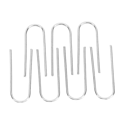 100PCS High Temperature Nichrome Jump Ring Mini U Hanger Hooks for Ceramic Ornament Jewelry Necklace Making