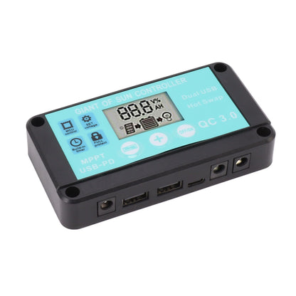 Solar Charge Controller Dual USB Output Fast Charging Solar Panel Regulator 12V/24V for Household Industry 100A