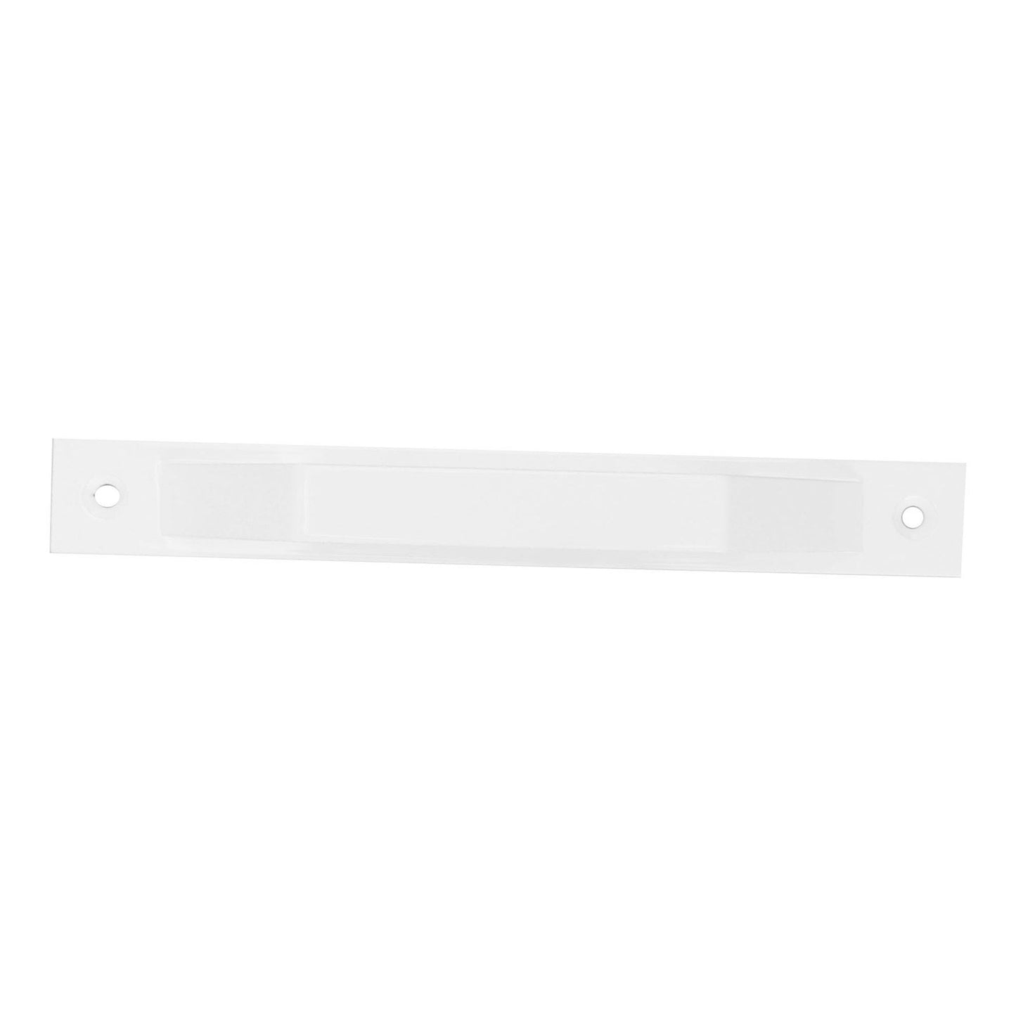 Sliding Door Handle Metal Electroplating Cabinet Barn Door Pull Handle with Mounting Screws White