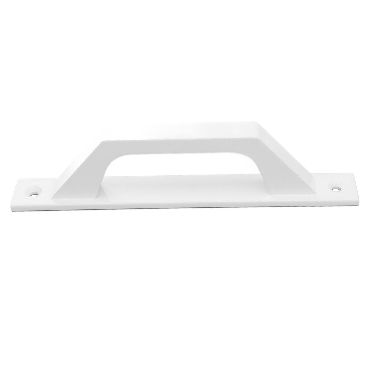Sliding Door Handle Metal Electroplating Cabinet Barn Door Pull Handle with Mounting Screws White