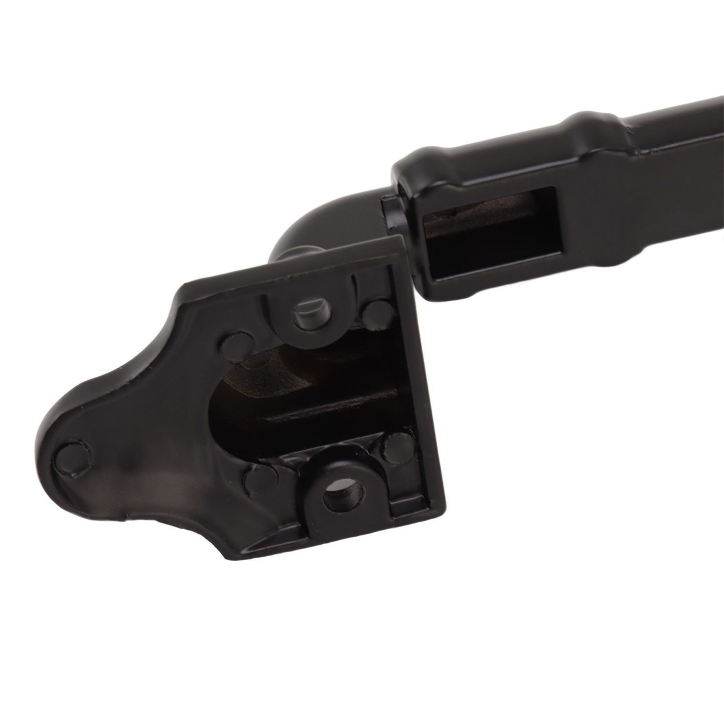 2PCS Door Handle Heavy Duty Smooth Surface Black Flexible Door Levers for Warehouse Door Sliding Door