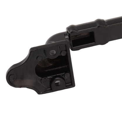 2PCS Door Handle Heavy Duty Smooth Surface Black Flexible Door Levers for Warehouse Door Sliding Door