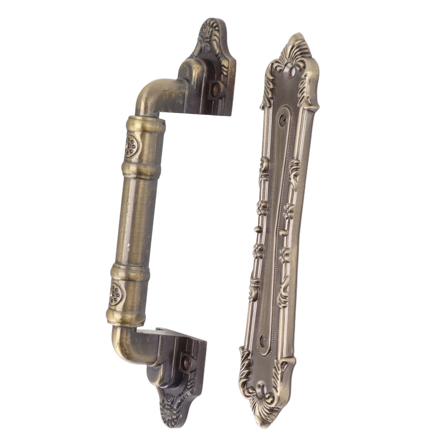 Pull Handle Bronze Exquisite Vintage Style Electroplated Gate Pull Sliding Door Handle