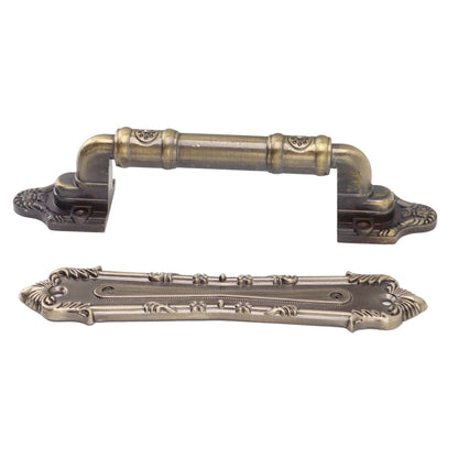 Pull Handle Bronze Exquisite Vintage Style Electroplated Gate Pull Sliding Door Handle