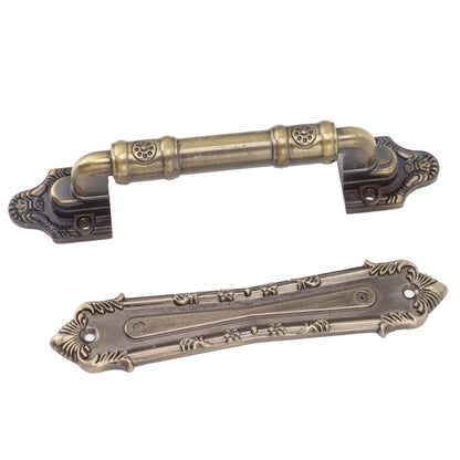 Pull Handle Bronze Exquisite Vintage Style Electroplated Gate Pull Sliding Door Handle