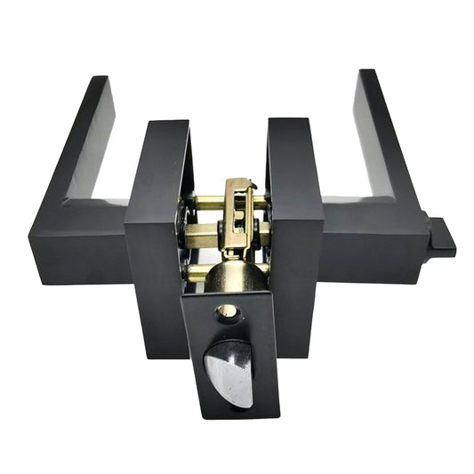 Door Handle Aluminum Alloy Rust Prevention Entry Lever Door Handle for Bathroom Bedroom