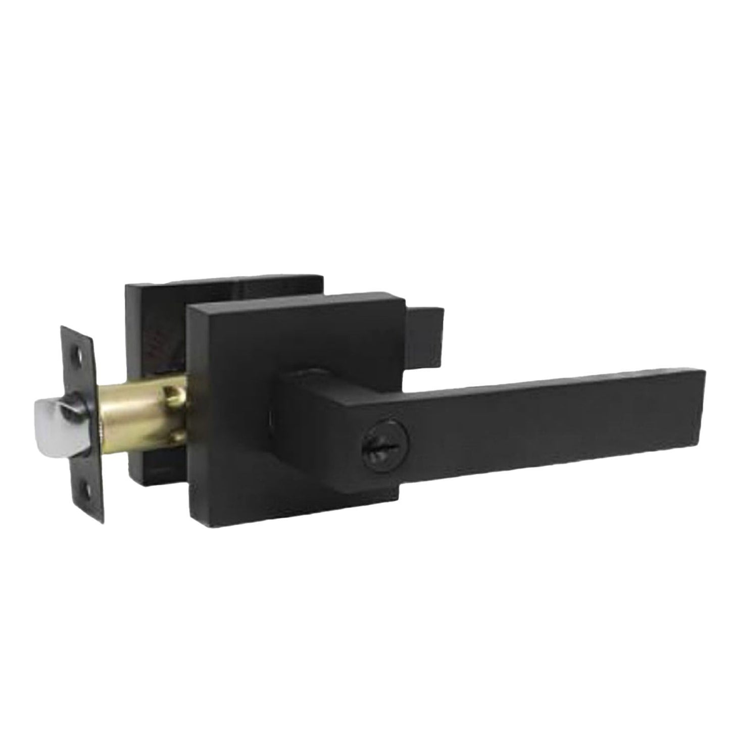 Door Handle Aluminum Alloy Rust Prevention Entry Lever Door Handle for Bathroom Bedroom