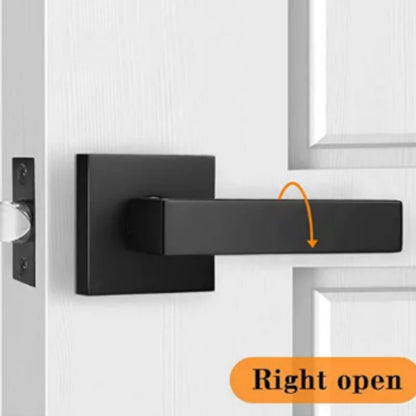 Door Handle Aluminum Alloy Rust Prevention Entry Lever Door Handle for Bathroom Bedroom