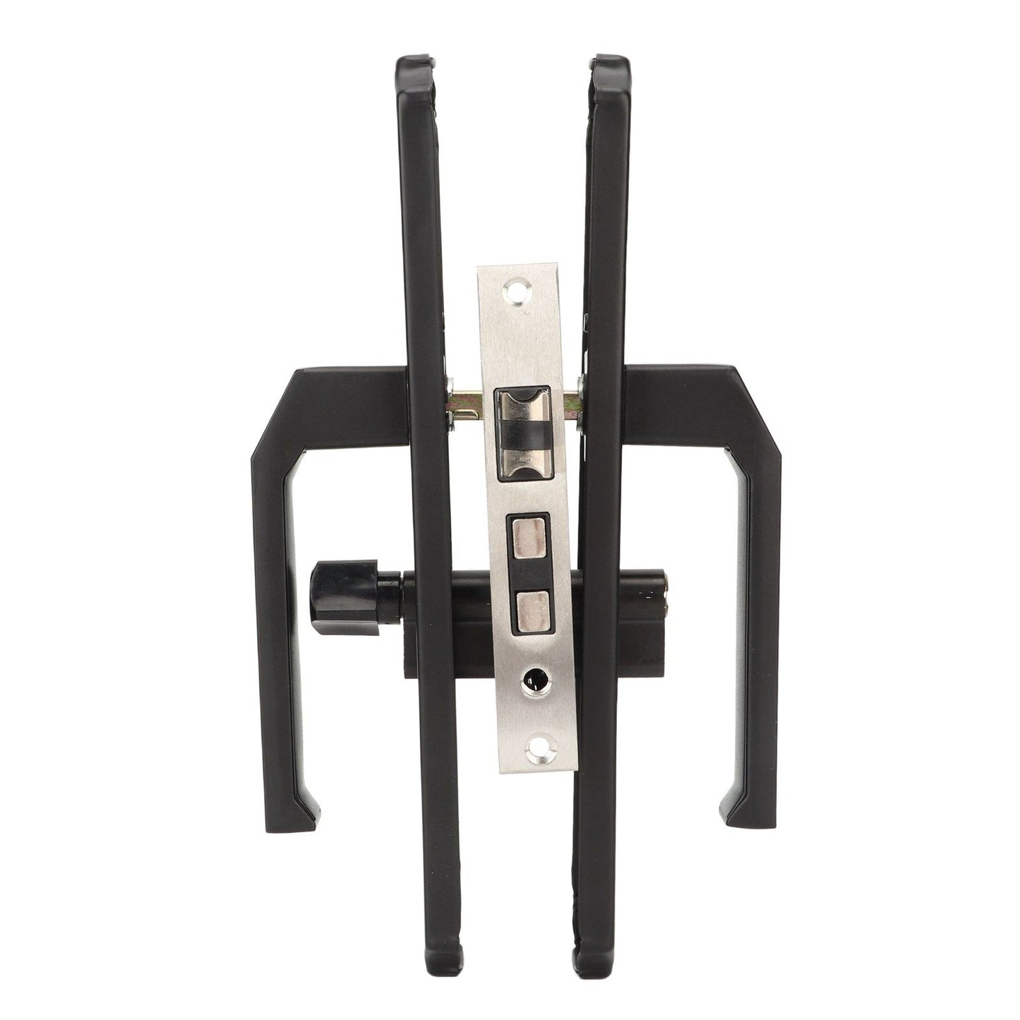 Door Handle Strong Aluminium Alloy Antioxidant Easy Mounting Straight Door Lever with 3 Keys for Repair Replacement