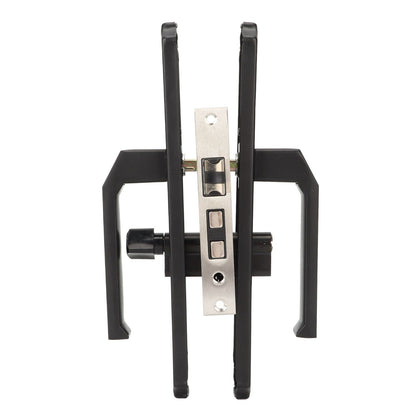 Door Handle Strong Aluminium Alloy Antioxidant Easy Mounting Straight Door Lever with 3 Keys for Repair Replacement