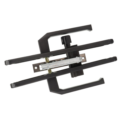Door Handle Strong Aluminium Alloy Antioxidant Easy Mounting Straight Door Lever with 3 Keys for Repair Replacement