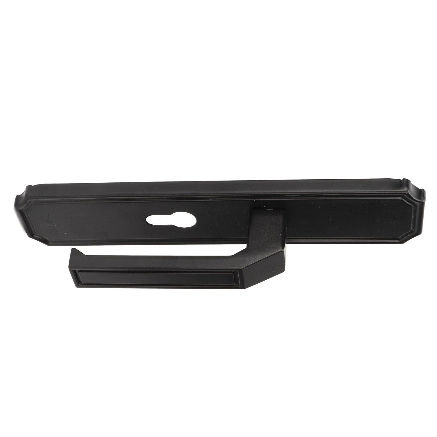 Door Handle Strong Aluminium Alloy Antioxidant Easy Mounting Straight Door Lever with 3 Keys for Repair Replacement