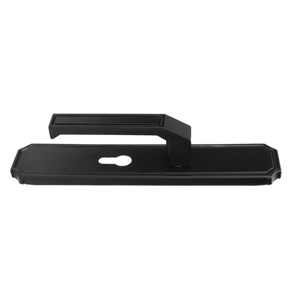 Door Handle Strong Aluminium Alloy Antioxidant Easy Mounting Straight Door Lever with 3 Keys for Repair Replacement