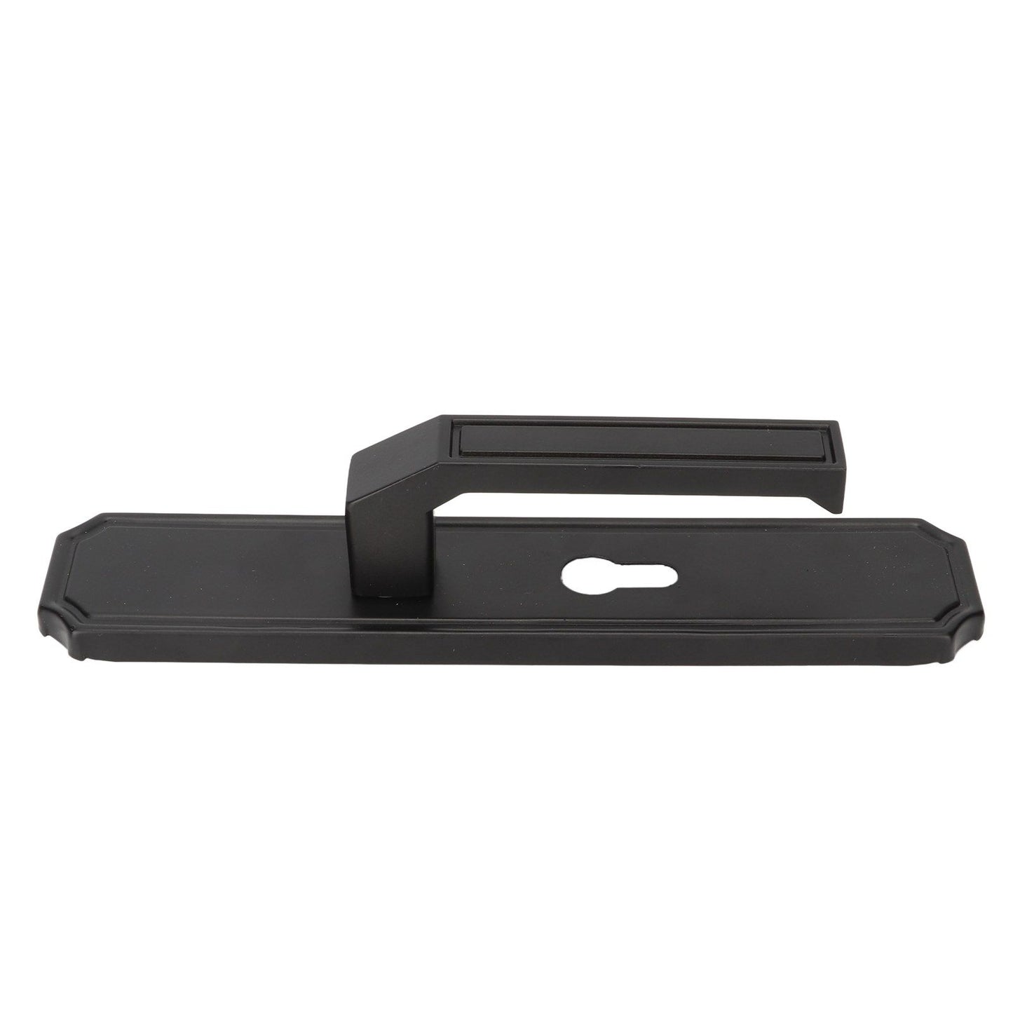 Door Handle Strong Aluminium Alloy Antioxidant Easy Mounting Straight Door Lever with 3 Keys for Repair Replacement