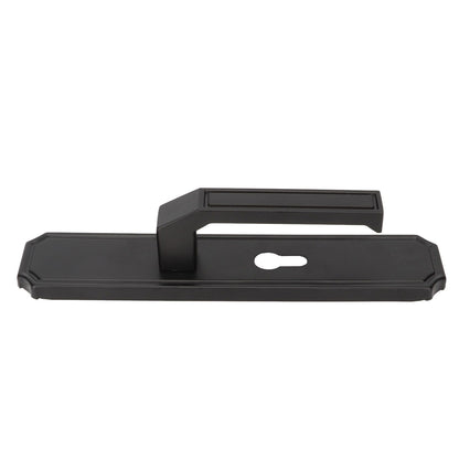 Door Handle Strong Aluminium Alloy Antioxidant Easy Mounting Straight Door Lever with 3 Keys for Repair Replacement