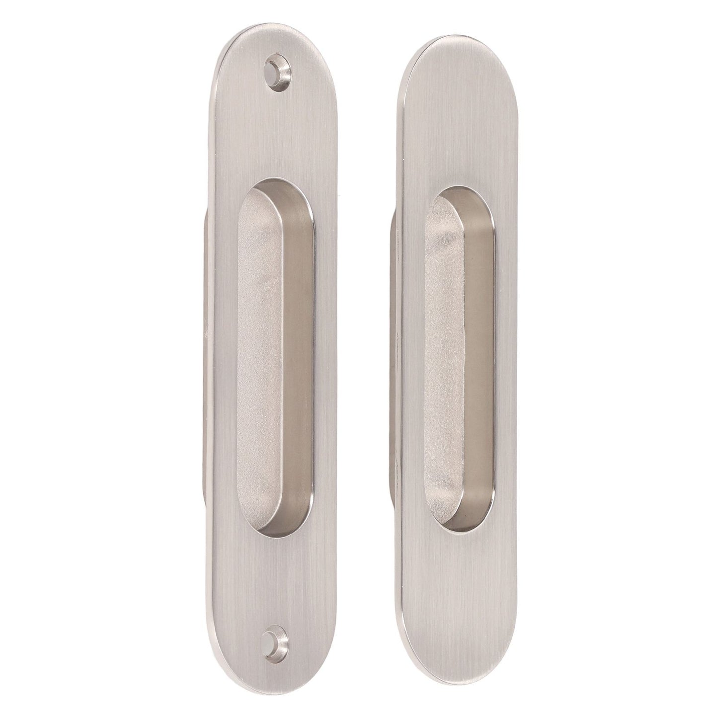 Sliding Door Handles Set Smoothing Surfaces Aluminum Alloy Closet Door Finger Flush Pull