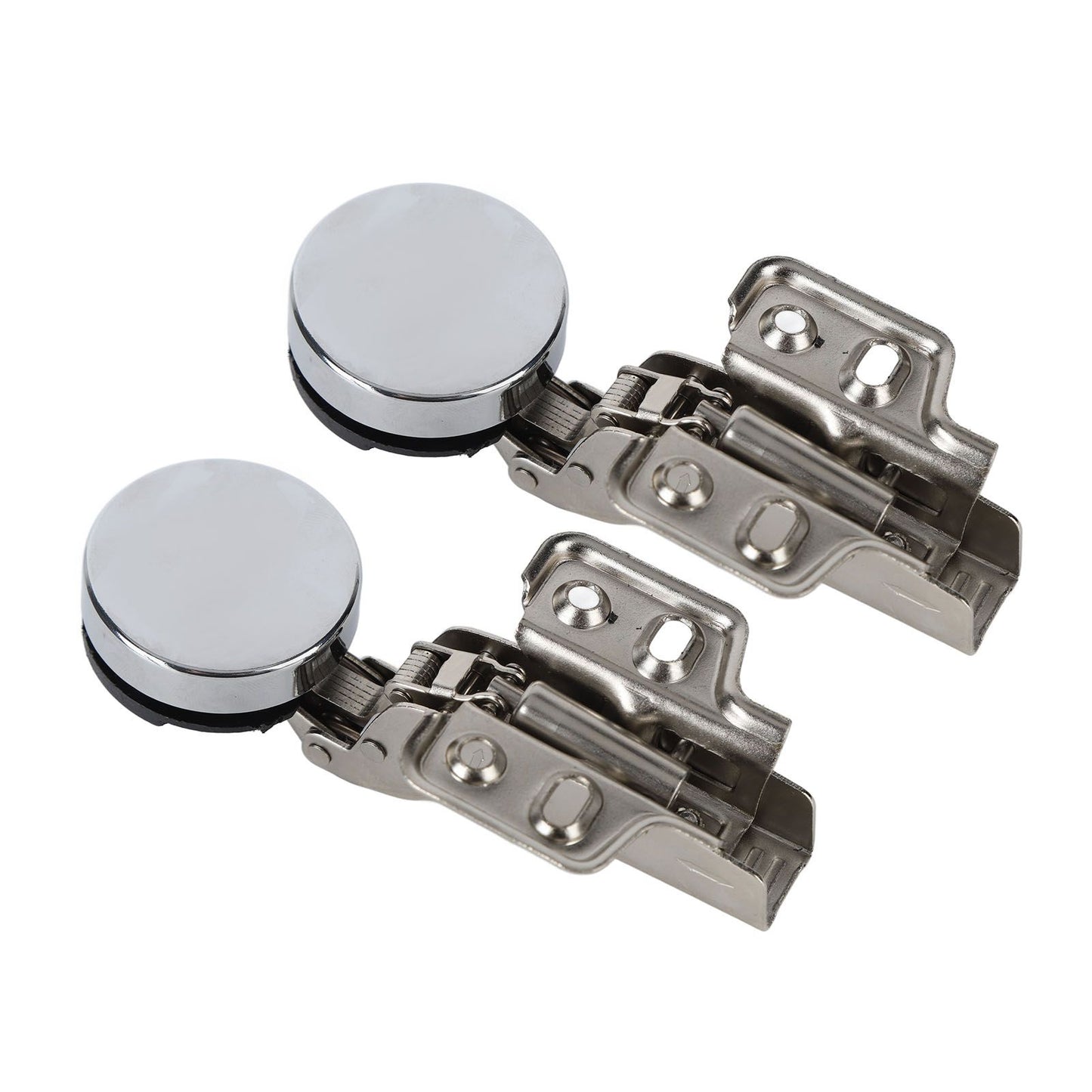 2Set Stainless Steel 201 Cabinet Glass Door Hinge 35 Cup Glass Door Damping Buffer Hinge Large Bend Insert