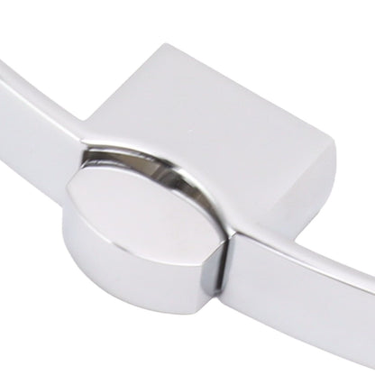 2 Set Push Button Latch Cabinet Lock Cupboard Knob Latch Lock With Handle For RV Motorhome Boat 160mm Hole Spacing (chrome)