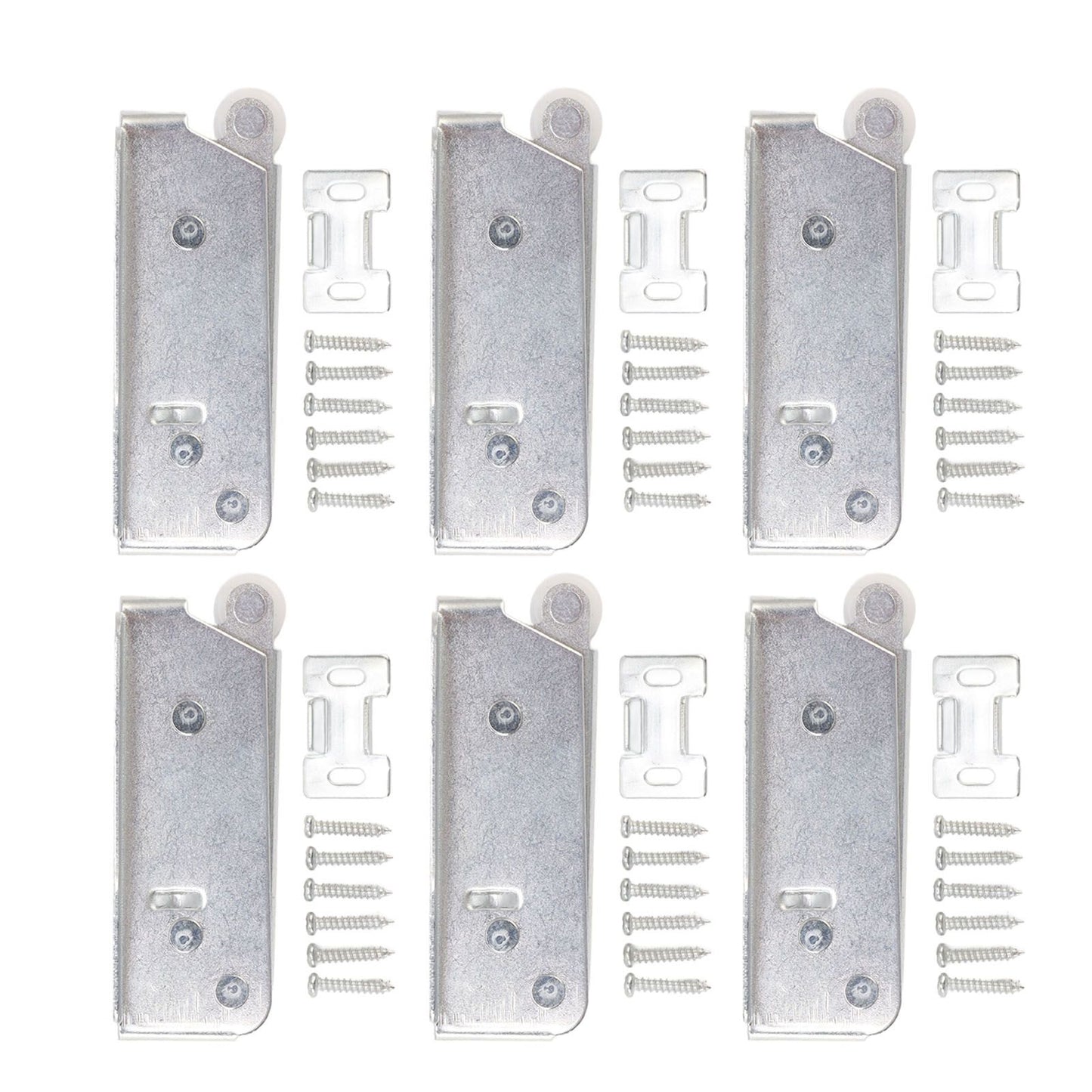 6Pcs Spring Latch Mini Door Push Release Latch Light Weight Push to Open Door Latch for Cabinet Door