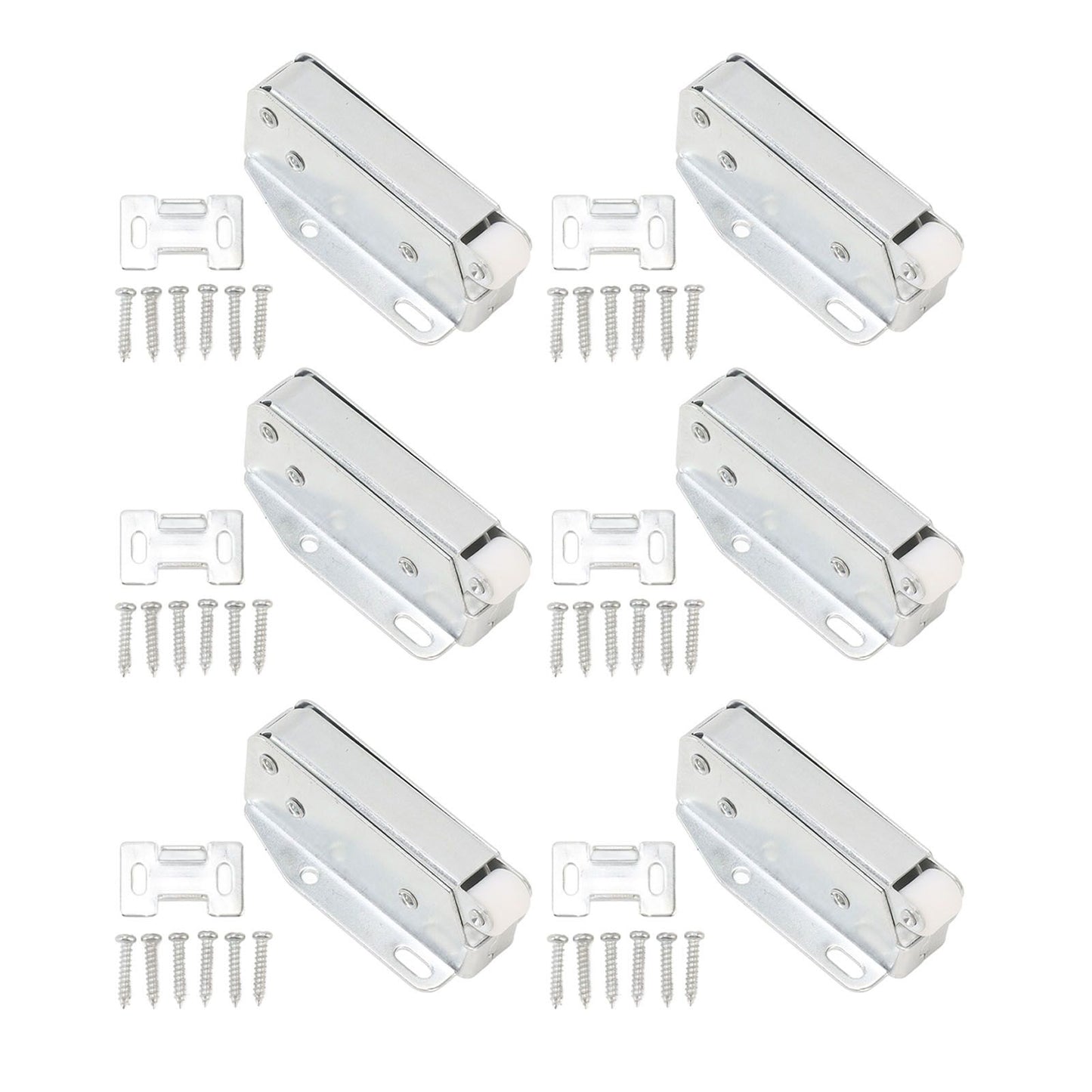 6Pcs Spring Latch Mini Door Push Release Latch Light Weight Push to Open Door Latch for Cabinet Door