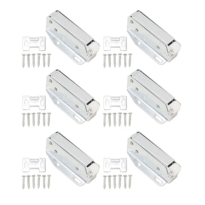6Pcs Spring Latch Mini Door Push Release Latch Light Weight Push to Open Door Latch for Cabinet Door