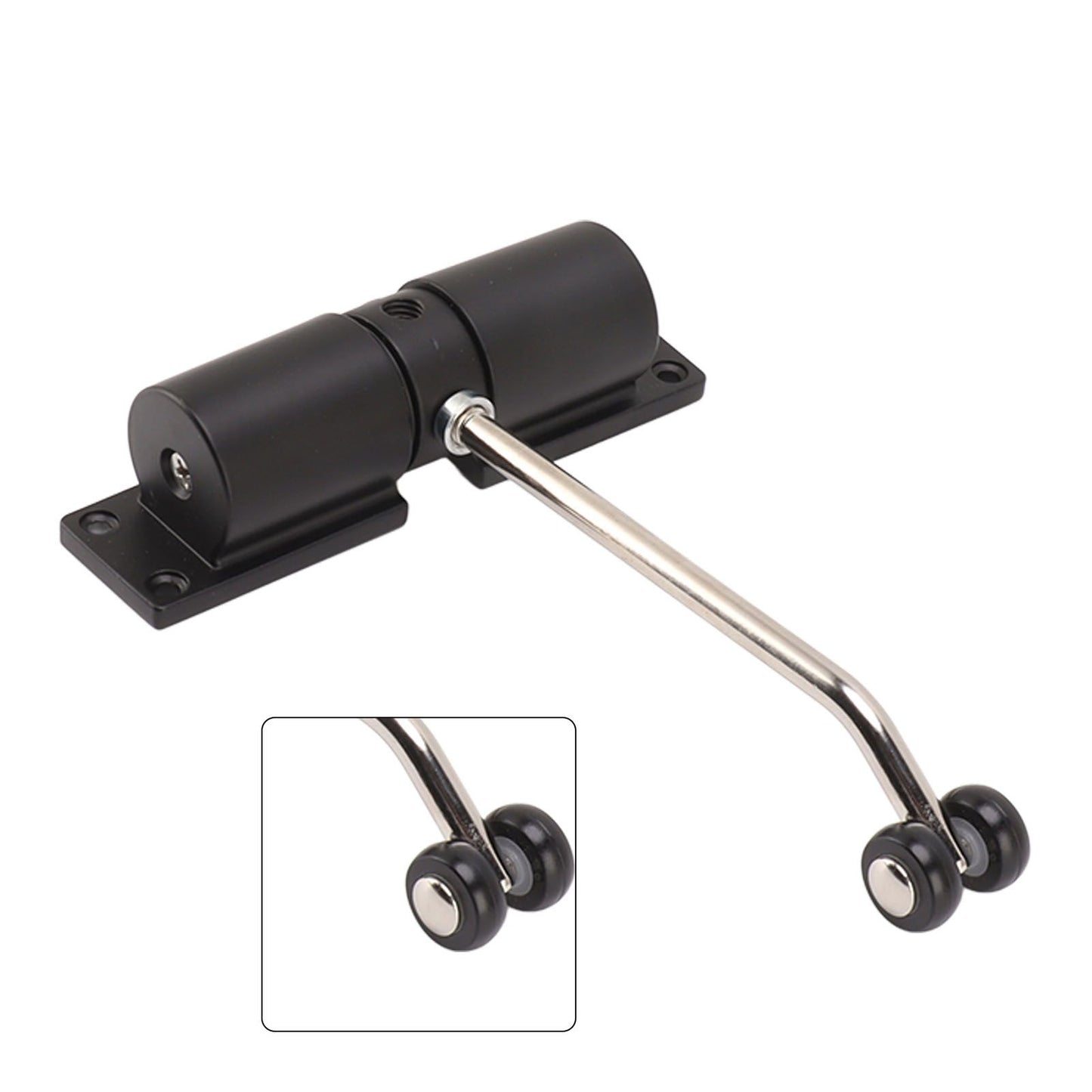 Automatic Door Closer Quiet Safe Aluminum Alloy Self Closing Door Mechanism for Home Hotel Office