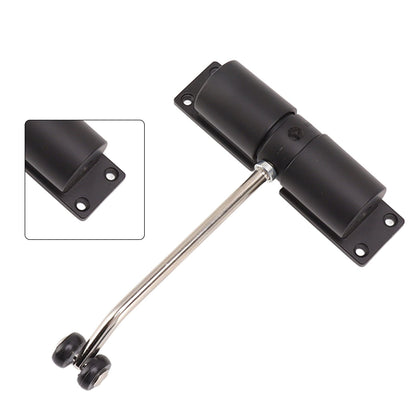 Automatic Door Closer Quiet Safe Aluminum Alloy Self Closing Door Mechanism for Home Hotel Office
