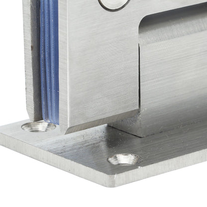 2Pcs Glass Door Hinge Heavy Duty Glass Door 90 Degree Hinges Durable Stainless Steel Bathroom Gate Clamp for Bathroom Toilet