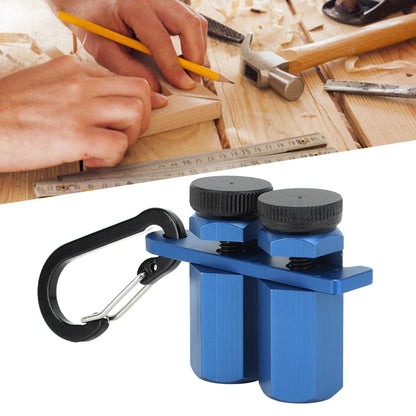Stair Gauge Knob Metal Stair Stringer Layout Tool Tall Stair Gauge for Framing Square Carpentry Rafter