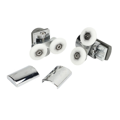 23mm Sliding Door Pulley Bathroom Closet Glass Door Hanging Swing Wheel Upper Lower Roller Kit