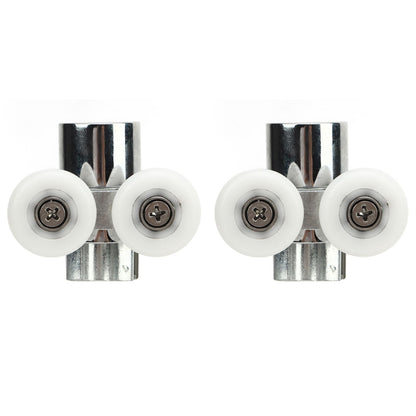 23mm Sliding Door Pulley Bathroom Closet Glass Door Hanging Swing Wheel Upper Lower Roller Kit