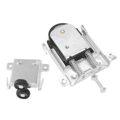 Wardrobe Pulley Furniture Roller Wheels Anti Derailment Cam Door Shifter Pulley for Closet Doors Cabinet Doors Small