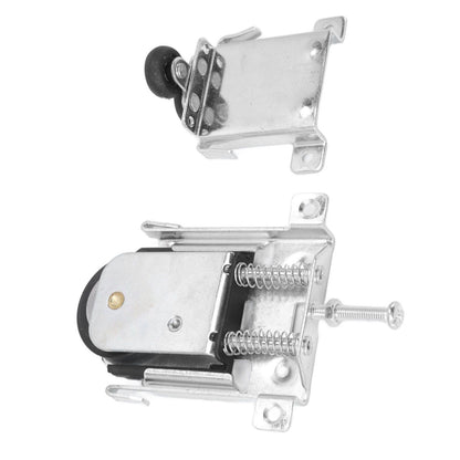 Wardrobe Pulley Furniture Roller Wheels Anti Derailment Cam Door Shifter Pulley for Closet Doors Cabinet Doors Small