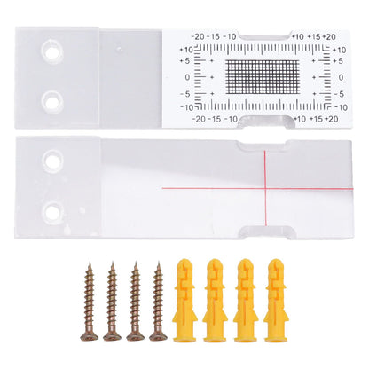 Gap Measuring Instrument Acrylic Building Wall Standard Crack Monitor Corner Crack Comparison Caliper