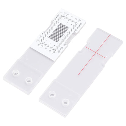 Gap Measuring Instrument Acrylic Building Wall Standard Crack Monitor Corner Crack Comparison Caliper