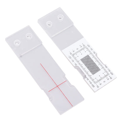 Gap Measuring Instrument Acrylic Building Wall Standard Crack Monitor Corner Crack Comparison Caliper