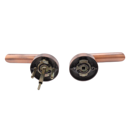 Passage Door Lever Set Aluminum Alloy Simple Modern Door Entry Lever Lock for Hallway Closet