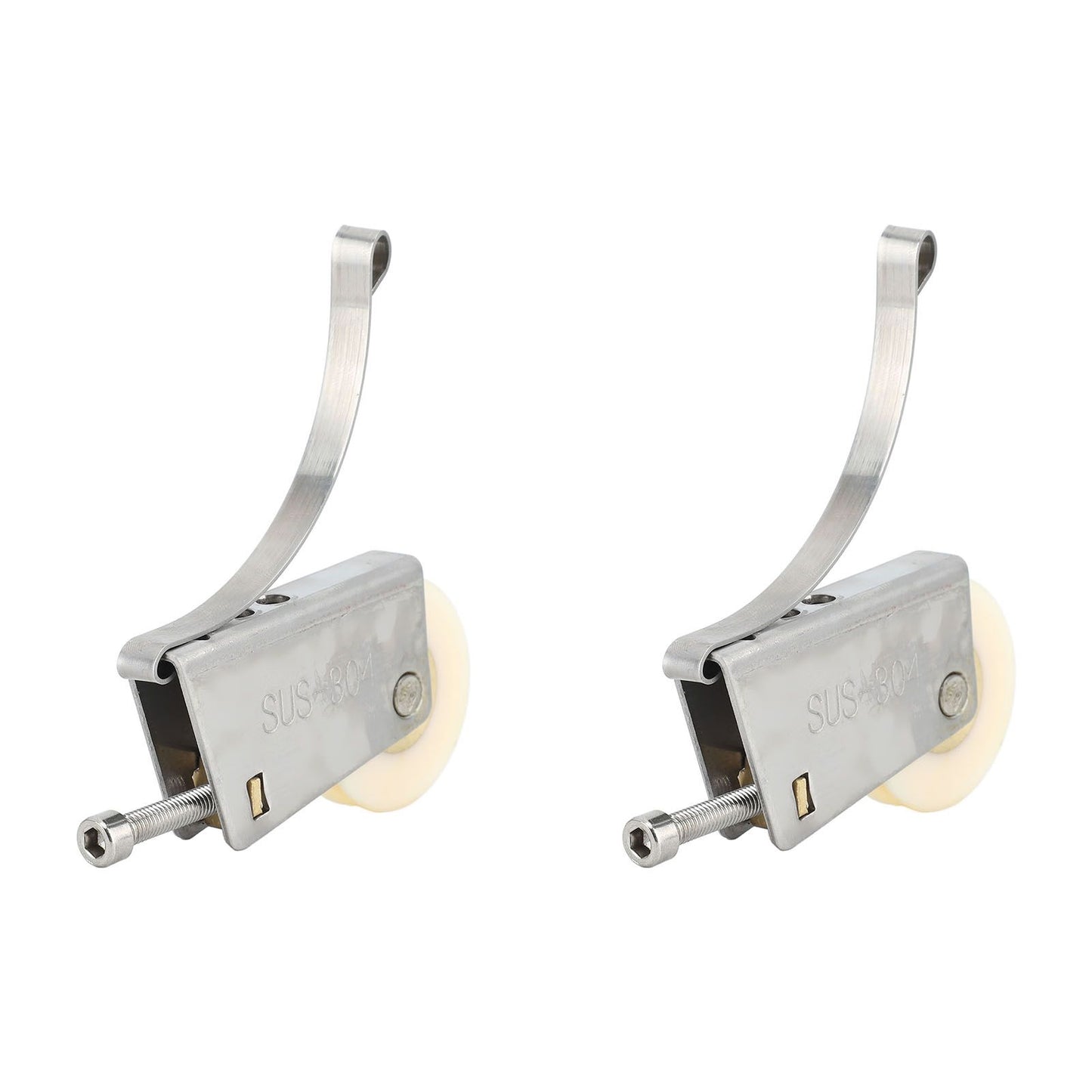 2Set Cabinet Sliding Door Window Roller Pulley Stainless Steel Sliding Door Window Roller Pulley Including Upper Wheel Waterproof Copper Core Concave Wheel