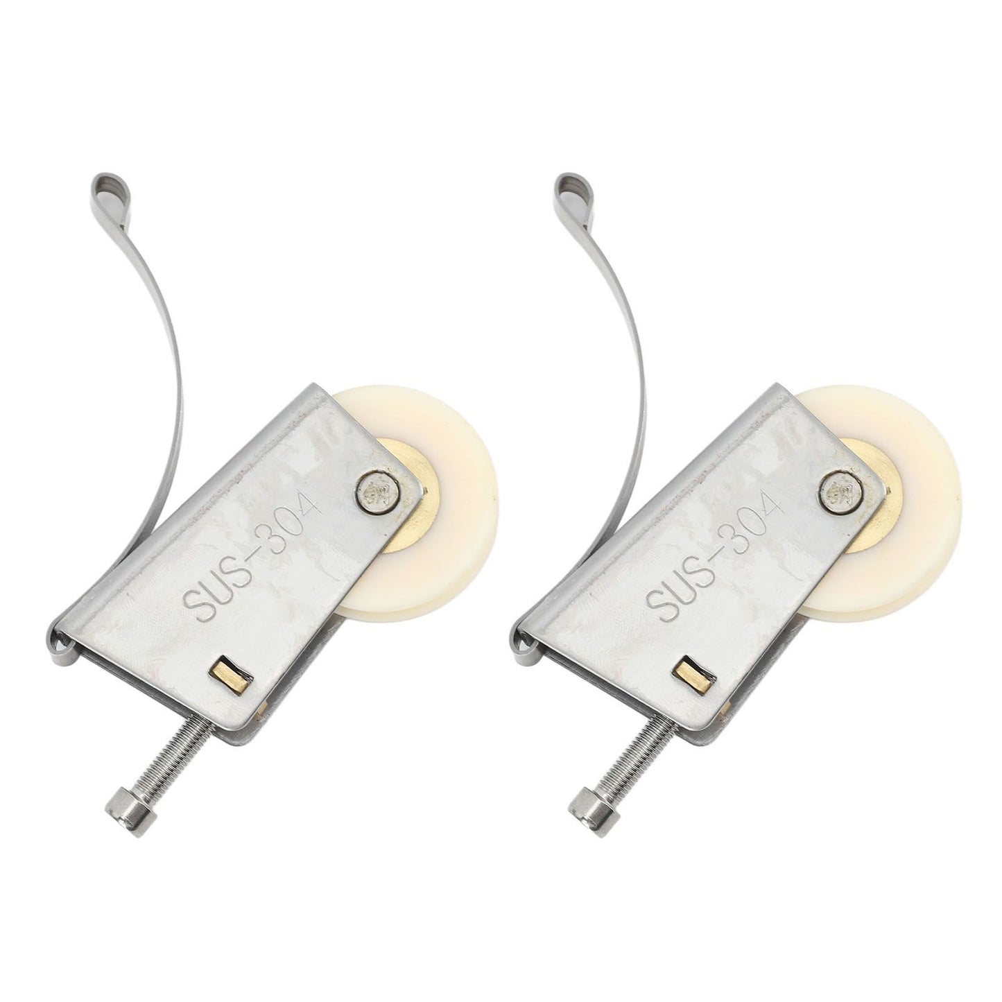 2Set Cabinet Sliding Door Window Roller Pulley Stainless Steel Sliding Door Window Roller Pulley Including Upper Wheel Waterproof Copper Core Concave Wheel