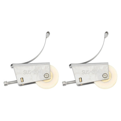 2Set Cabinet Sliding Door Window Roller Pulley Stainless Steel Sliding Door Window Roller Pulley Including Upper Wheel Waterproof Copper Core Concave Wheel
