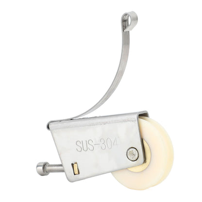 2Set Cabinet Sliding Door Window Roller Pulley Stainless Steel Sliding Door Window Roller Pulley Including Upper Wheel Waterproof Copper Core Concave Wheel