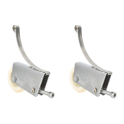 2Set Cabinet Sliding Door Window Roller Pulley Stainless Steel Sliding Door Window Roller Pulley Including Upper Wheel Waterproof Copper Core Cam Wheel