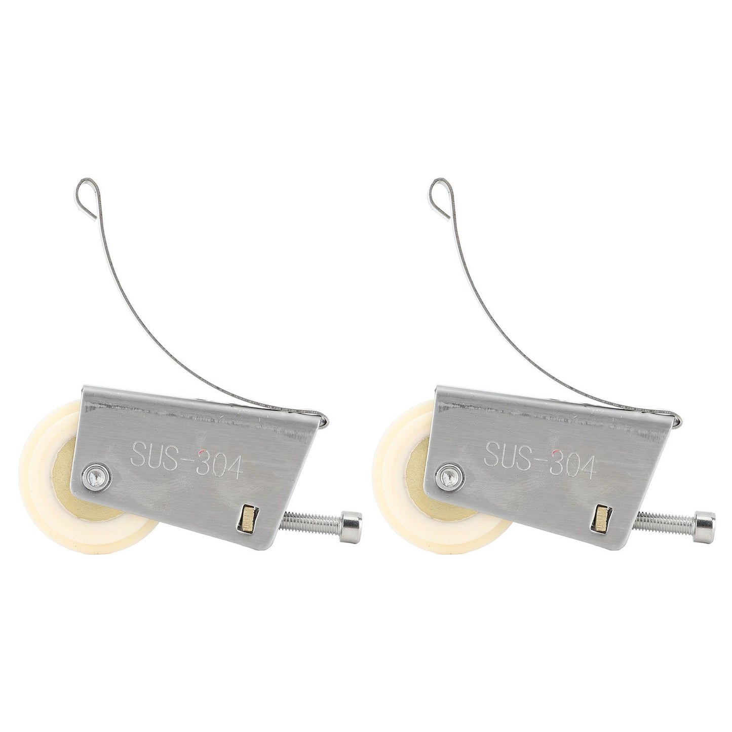 2Set Cabinet Sliding Door Window Roller Pulley Stainless Steel Sliding Door Window Roller Pulley Including Upper Wheel Waterproof Copper Core Cam Wheel