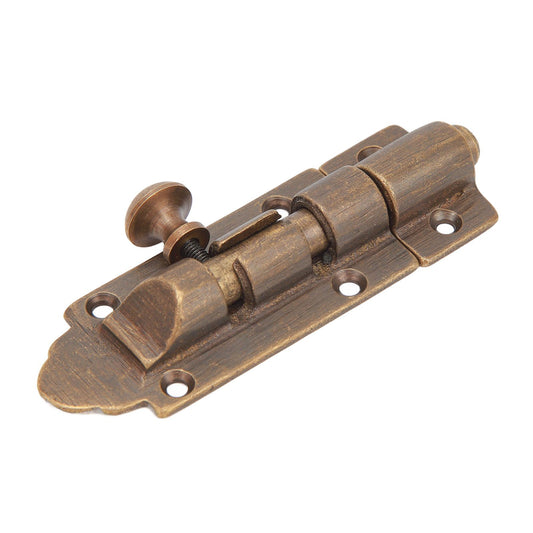 Barrel Bolt Buckle Rust Proof High Hardness Brass Antique Sliding Door Latch for Window Closet Furniture