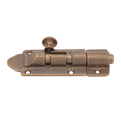 Barrel Bolt Buckle Rust Proof High Hardness Brass Antique Sliding Door Latch for Window Closet Furniture