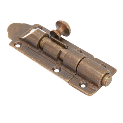Barrel Bolt Buckle Rust Proof High Hardness Brass Antique Sliding Door Latch for Window Closet Furniture