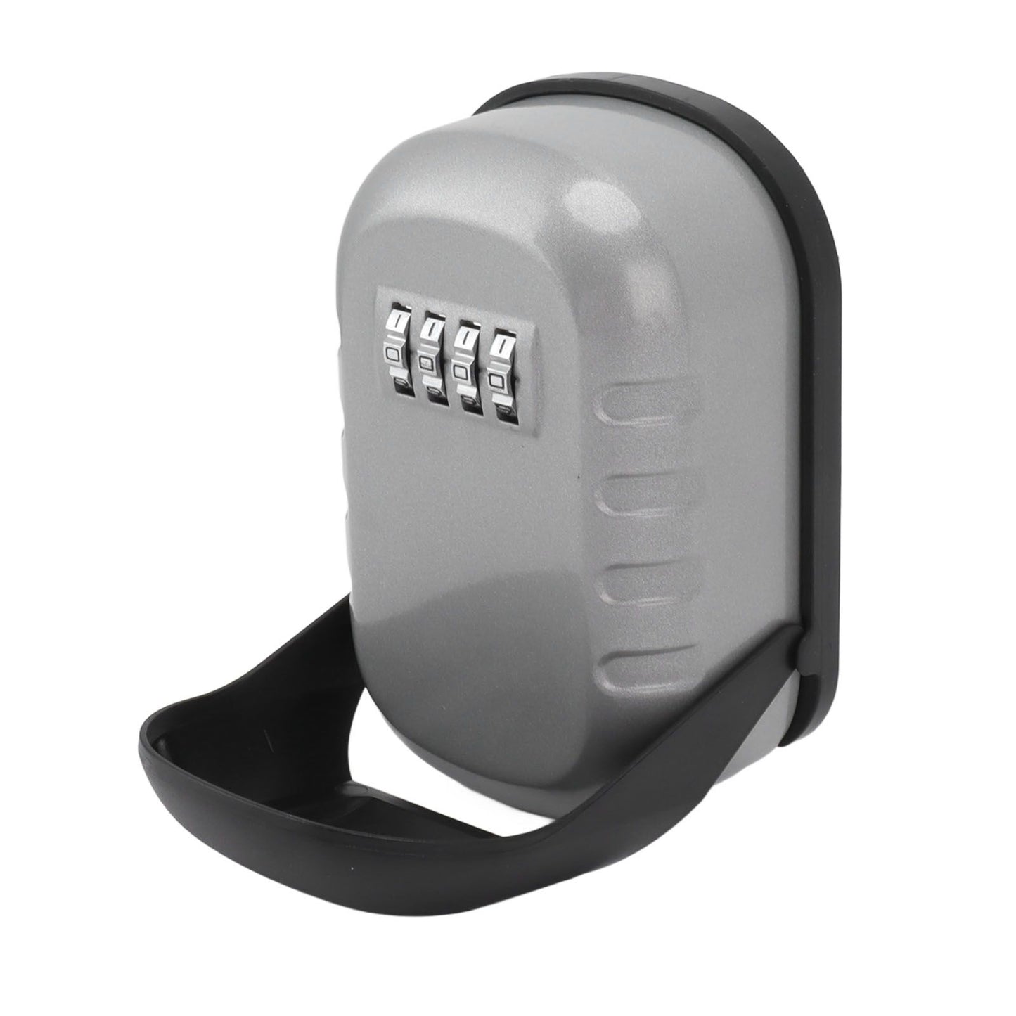 Key Lock Box Safe Security Wall Mounted Waterproof Password Combination Lock Storage Box for House Key Flash Silver